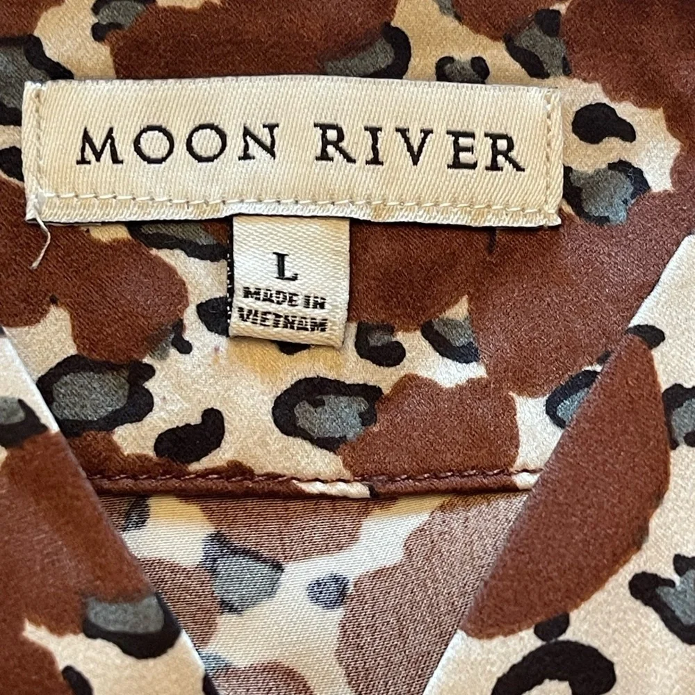 MOON RIVER MULTI PRINT SHEATH DRESS SZ LG - Picture 8 of 9